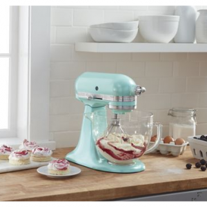 Artisan® Design Series 5 Quart Tilt-Head Stand Mixer with Glass Bowl