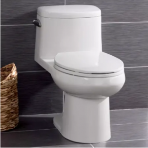 Miseno Mia One-Piece High Efficiency Toilet with Elongated Chair Height Bowl - Includes Soft Close
