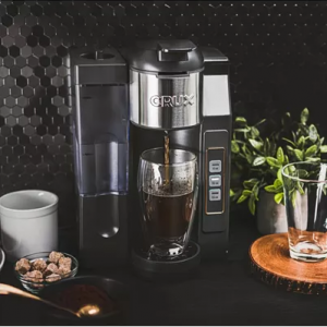 Crux K-Cup 胶囊咖啡机 40oz水箱 也可以使用咖啡粉 @ Macy's