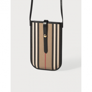 Burberry Icon Stripe E-canvas 手机袋