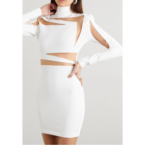 BALMAIN Tulle-paneled 连衣裙