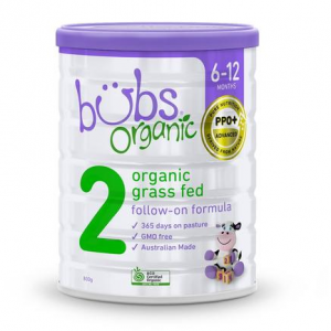 bubs有机草饲奶粉 二段800g
