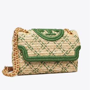 Tory Burch Fleming Soft Straw 单肩包
