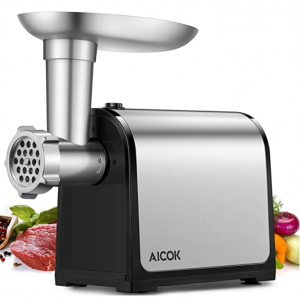 AICOK Electric Meat Grinder, 3-IN-1 Meat Mincer & Sausage Stuffer, [1500W Max] @ Amazon