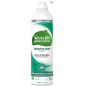 Seventh Generation Disinfectant Spray, Eucalyptus Spearmint & Thyme Scent, 13.9 oz, Pack of 4