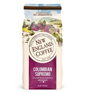 New England Coffee 哥伦比亚Supremo中度烘焙咖啡 11oz @ Amazon