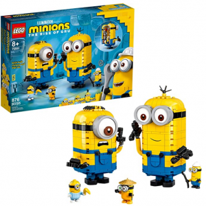 LEGO Minions: Brick-Built Minions and Their Lair (75551) Building Kit (876 Pieces) @ Amazon