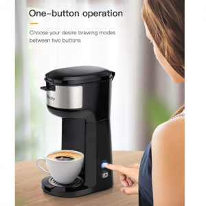 Sboly 单杯胶囊咖啡机 @ Amazon K-Cup等胶囊咖啡适用 带自动清洁功能