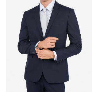 Express 男士修身西装