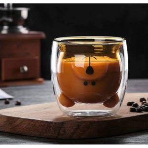 MUCHENGGIFT 棕熊玻璃杯