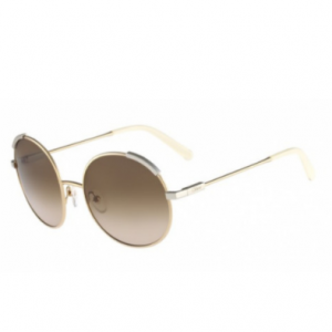 Chloé CE117S 745 Sunglasses Light Gold/Ivory For Women