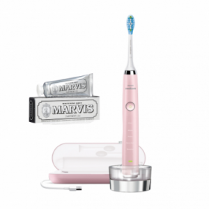 Philips Sonicare DiamondClean HX9361/62 飞利浦钻石牙刷，粉色+美白牙膏 (25ml)