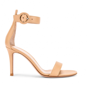 GIANVITO ROSSI Suede & Plexy 高跟鞋