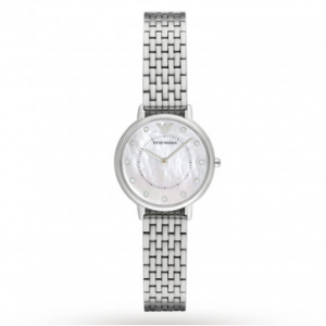 Emporio Armani Ladies Mother Of Pearl Stainless Steel Bracelet Watch AR2511