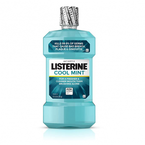 Listerine 薄荷杀菌漱口水 1L @ Amazon