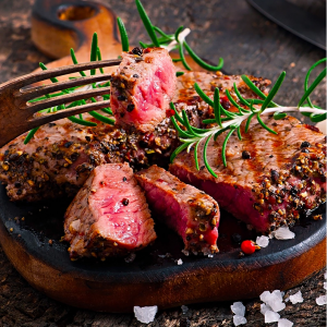 肥瘦均匀,经典黑椒整切微腌牛排*6片