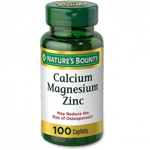 Nature's Bounty Calcium Magnesium & Zinc, 100 Caplets @ Amazon