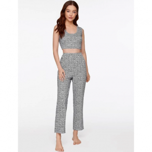 SheIn Dalmatian Print Tank Top & Pants PJ 套装