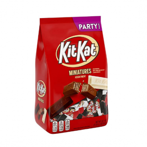 Kit Kat 万圣节糖果，黑巧克力和牛奶巧克力，派对袋，两磅