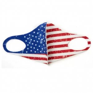 成人美国国旗全缝氯丁橡胶口罩