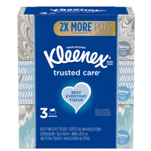 Kleenex 面巾纸抽3盒, 每盒144张 @ Walgreens