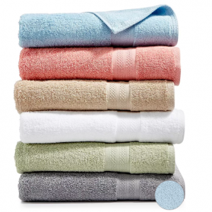 黑五价：Sunham 27" x 52" 纯棉浴巾 多色可选 @ Macy's