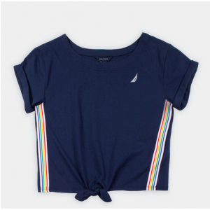 Nautica Little Girls' Tie-front 上衣