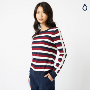 Nautica Sustainably Crafted Striped Knit 毛衣