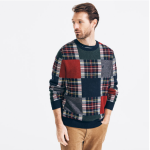 Nautica Plaid Jacquard 毛衣