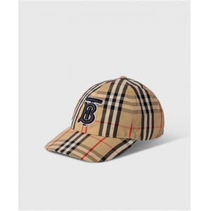 Burberry Monogram Motif Vintage Check Cotton 棒球帽