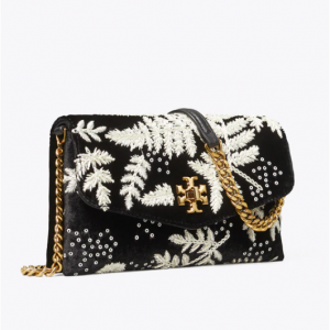 Tory Burch Kira Embroidered 絲絨鏈條包