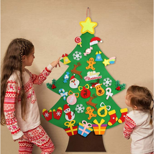 TOBEHIGHER 兒童DIY聖誕裝飾樹，1.1米高 @ Amazon