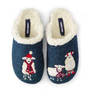 Lands End Women's Felt Scuff Slippers