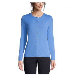 Lands End Women's Cashmere Cardigan Sweater