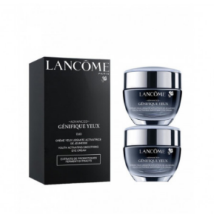 Lancome兰蔻 精华肌底眼部凝霜（小黑瓶发光眼霜）套装 - 15ml*2