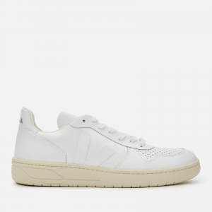 Veja Men's V-10 Leather Trainers - Extra White