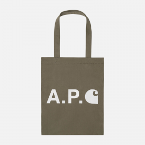 A.P.C. X Carhartt Men's Tote Bag - Khaki