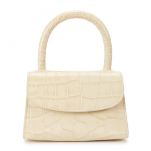 BY FAR Mini Cream bag