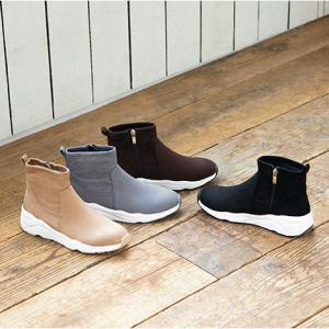 LSMR レスモア レディース スニーカーブーツ 420705 ダークブラウン