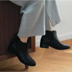 LSMR レスモア レディース サイドゴアブーツ 420709 ブラック[FC6][2BUY]