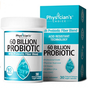 Physician's CHOICE Probiotics 60 Billion CFU, 30 Capsules @ Amazon