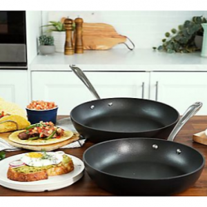 All-Clad 硬质阳极氧化不粘煎锅2件套 @ Bed Bath and Beyond