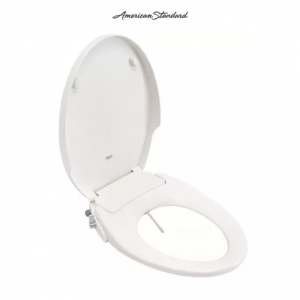 American Standard AquaWash 加长坐便器座椅,带有缓慢闭合的铰链