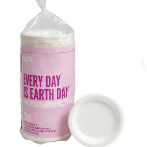 Perk™ Compostable Paper Plates, 6", White, 250/Pack (PK56337) @ Staples