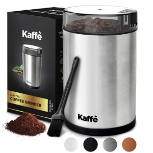 Amazon Kaffe不鏽鋼電動咖啡研磨機3oz熱賣 操作便捷