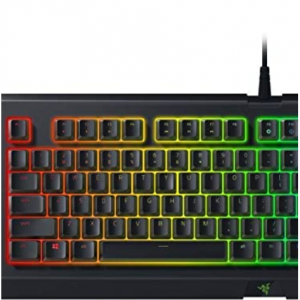 Amazon - Razer 薩諾狼蛛 RGB 薄膜遊戲鍵盤，直降$12