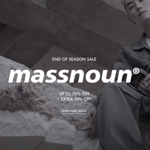 End Of Season Sale - Up To 70% Off + Extra 10% Off Massnoun @ W Concept