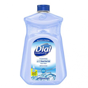 Dial Antibacterial Foaming Hand Soap Refill, Spring Water, 52 fl oz @ Amazon