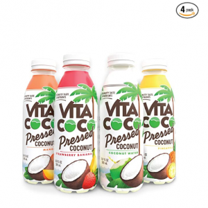 Vita Coco Coconut Water, Pressed Sampler Pack, 16.9 Oz Slim Bottle (Pack Of 4) @ Amazon
