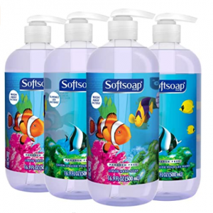 Softsoap 抗菌洗手液 500ml 4瓶 @ Amazon